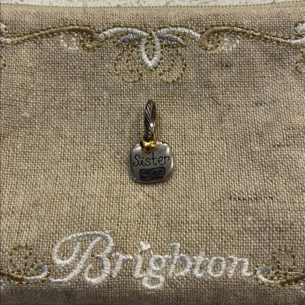 Silver and Gold Sister Charm